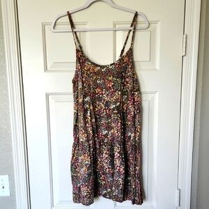 Mossimo Supply Co Floral Spaghetti Strap Sundress - Large